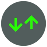 data monitor: simple net-meter android application logo